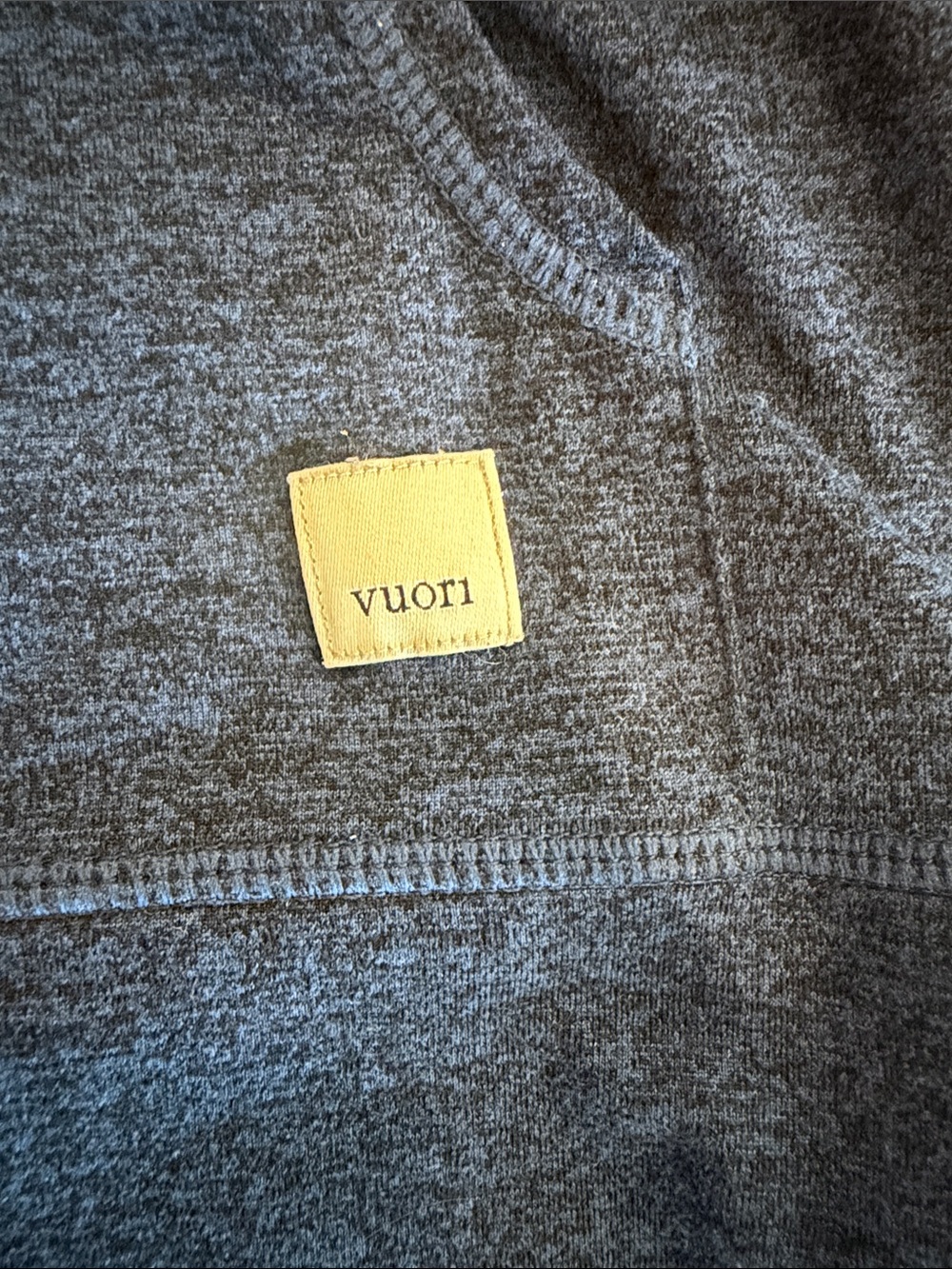 Vuori mens blue hoodie size medium - Picture 6 of 8